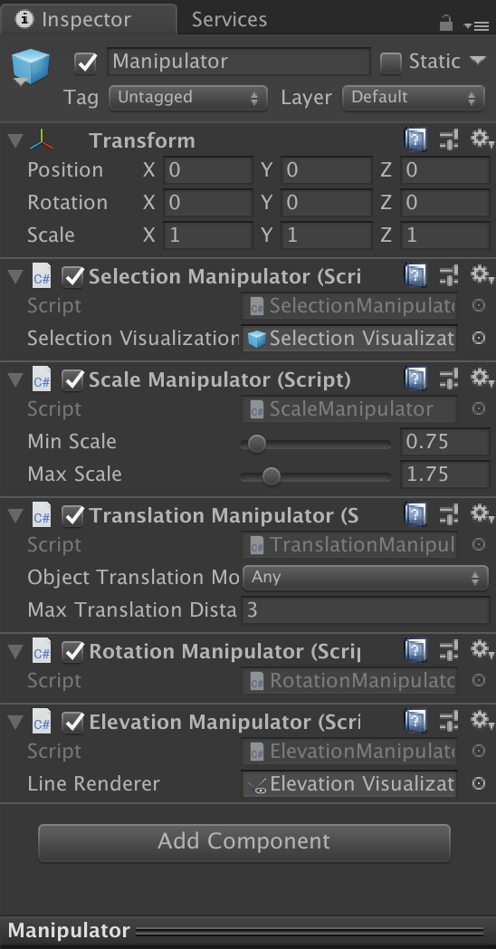 Examples of Manipulator Files